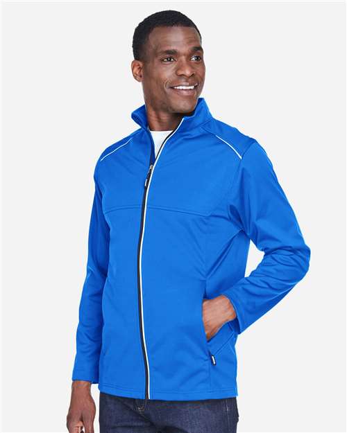CORE365 CE708 Men's Techno Lite Three-Layer Knit Tech-Shell - Side view