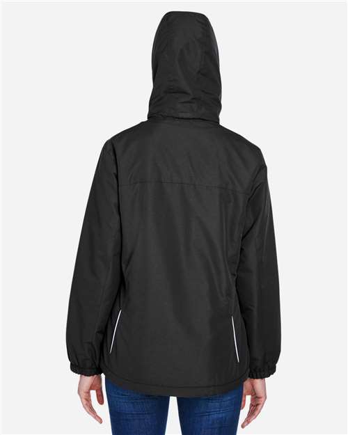 CORE365 78224 Women's Profile Fleece-Lined All-Season Jacket - Back view