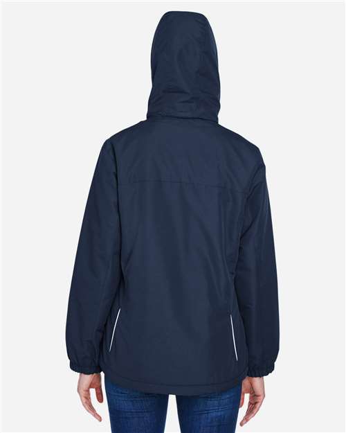 CORE365 78224 Women's Profile Fleece-Lined All-Season Jacket - Back view
