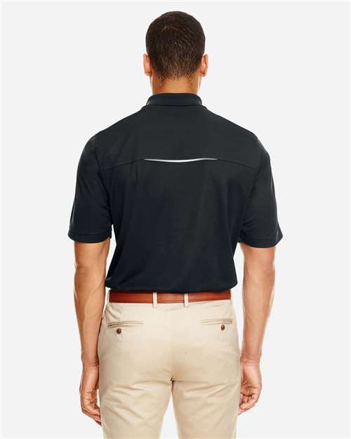 CORE365 88181R Men's Radiant Performance Piqu·Polo with?Reflective Piping - Back view