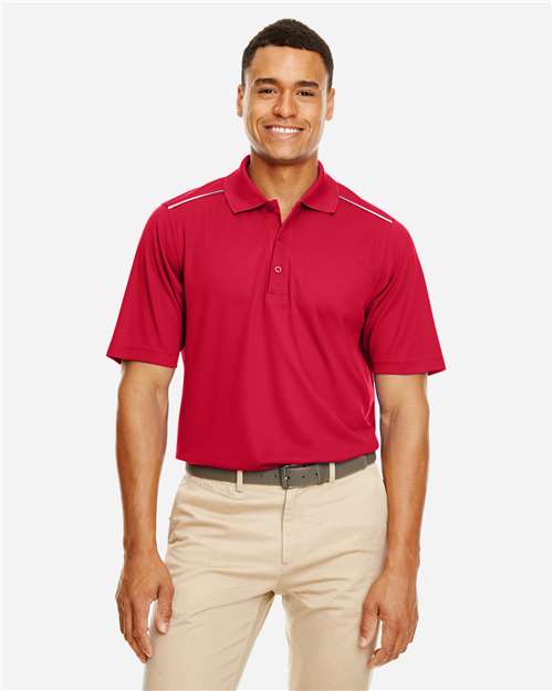 CORE365 88181R Men's Radiant Performance Piqu·Polo with?Reflective Piping - Front view