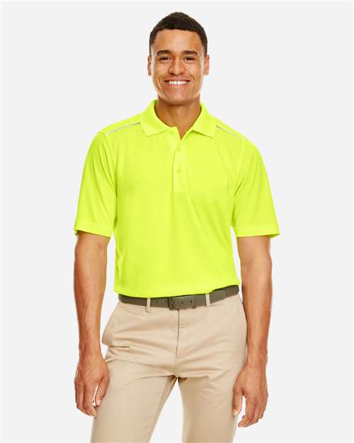 CORE365 88181R Men's Radiant Performance Piqu·Polo with?Reflective Piping - Front view