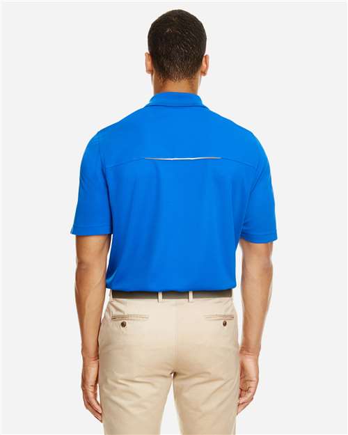 CORE365 88181R Men's Radiant Performance Piqu·Polo with?Reflective Piping - Back view