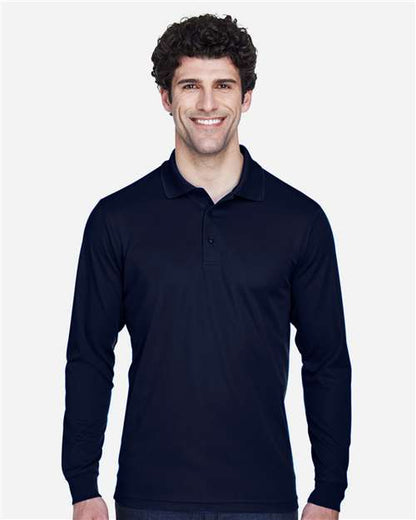 CORE365 88192T Men's Tall Pinnacle Performance Long Sleeve Piqu·Polo - Front view