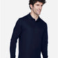CORE365 88192T Men's Tall Pinnacle Performance Long Sleeve Piqu·Polo - Side view