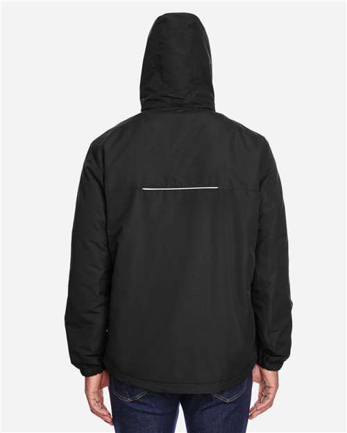 CORE365 88224 Men's Profile Fleece-Lined All-Season Jacket - Back view