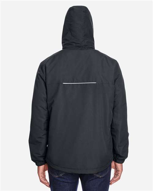 CORE365 88224 Men's Profile Fleece-Lined All-Season Jacket - Back view