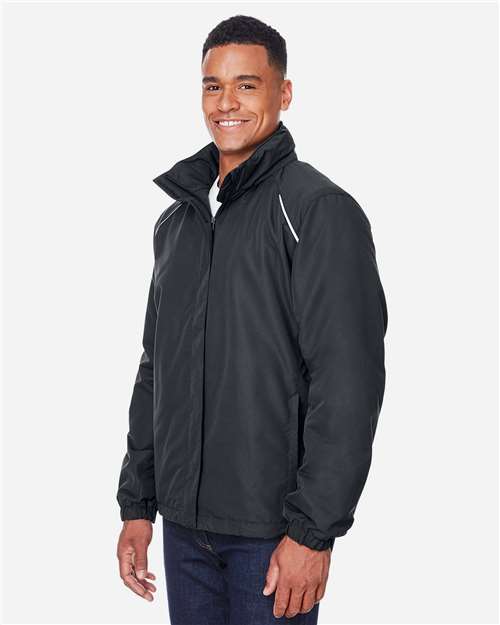 CORE365 88224 Men's Profile Fleece-Lined All-Season Jacket - Side view