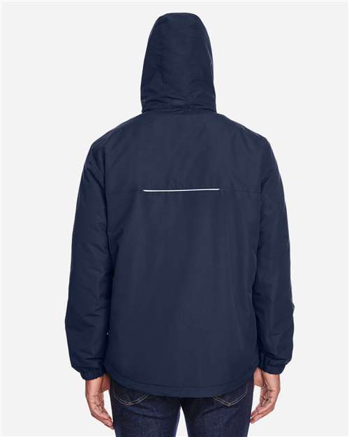 CORE365 88224 Men's Profile Fleece-Lined All-Season Jacket - Back view