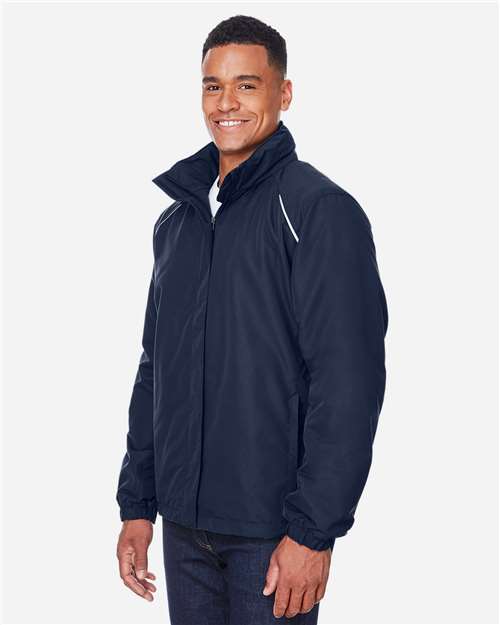 CORE365 88224 Men's Profile Fleece-Lined All-Season Jacket - Side view