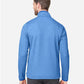 CORE365 CE73 Men's Venture Heathered Stripe Quarter-Zip Pullover - Back view