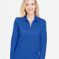 Devon & Jones DG20LW Women's CrownLux Performance??Plaited Long Sleeve Polo - Front view