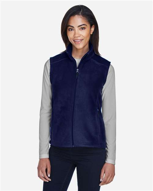 CORE365 78191 Women's Journey Fleece Vest - Front view