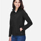 CORE365 78184 Women's Cruise Two-Layer Fleece Bonded Soft Shell Jacket - Side view