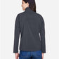 CORE365 78184 Women's Cruise Two-Layer Fleece Bonded Soft Shell Jacket - Back view