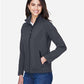 CORE365 78184 Women's Cruise Two-Layer Fleece Bonded Soft Shell Jacket - Side view