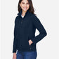 CORE365 78184 Women's Cruise Two-Layer Fleece Bonded Soft Shell Jacket - Side view