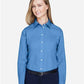 Devon & Jones D620W Women's Crown Collection? Broadcloth Woven Dress Shirt - Front view