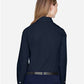Devon & Jones D620W Women's Crown Collection? Broadcloth Woven Dress Shirt - Back view