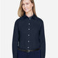 Devon & Jones D620W Women's Crown Collection? Broadcloth Woven Dress Shirt - Front view