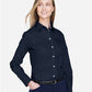 Devon & Jones D620W Women's Crown Collection? Broadcloth Woven Dress Shirt - Side view