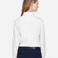 Devon & Jones D620W Women's Crown Collection? Broadcloth Woven Dress Shirt - Back view