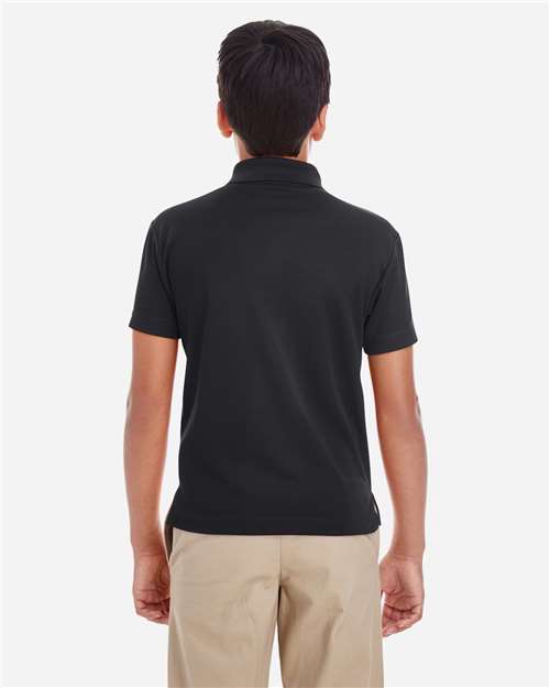 CORE365 88181Y Youth Origin Performance Piqu·Polo - Back view