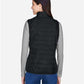 CORE365 CE702W Women's Prevail Packable Puffer Vest - Back view