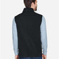 CORE365 CE701 Men's Cruise Two-Layer Fleece Bonded Soft Shell Vest - Back view
