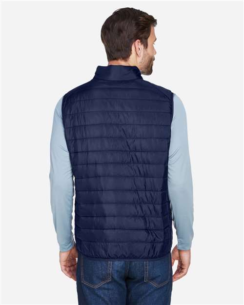 CORE365 CE702 Men's Prevail Packable Puffer Vest - Back view