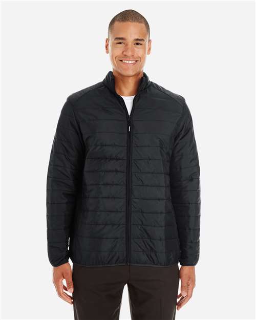 CORE365 CE700 Men's Prevail Packable Puffer Jacket - Front view