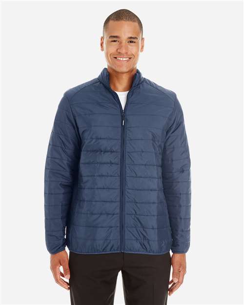 CORE365 CE700 Men's Prevail Packable Puffer Jacket - Front view