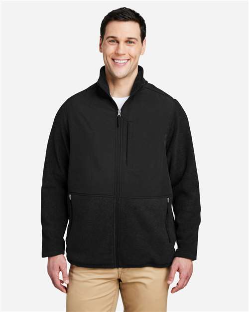 CORE365 CE890 Men's Journey Summit Hybrid Full-Zip - Front view