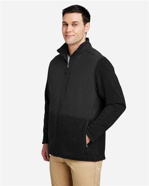 CORE365 CE890 Men's Journey Summit Hybrid Full-Zip - Side view