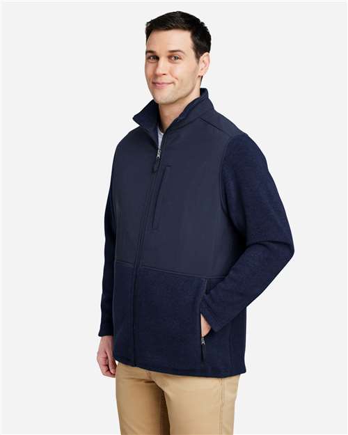 CORE365 CE890 Men's Journey Summit Hybrid Full-Zip - Side view