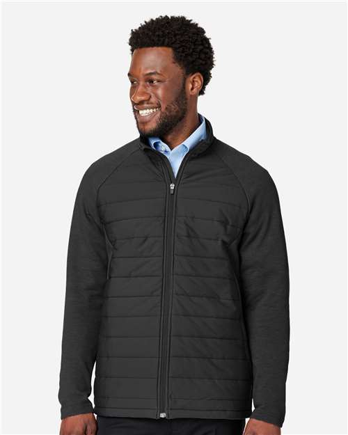 Devon & Jones DG704 Men's New Classics? Charleston Hybrid Jacket - Front view