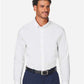 Devon & Jones DG505 Men's CrownLux Performance? Spencer Poplin Dress Shirt - Front view