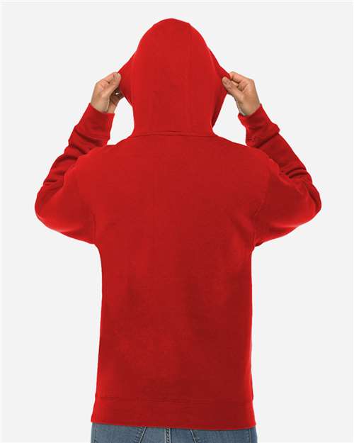 Lane Seven LS14001 Unisex Premium Hoodie Sweatshirt - Back view