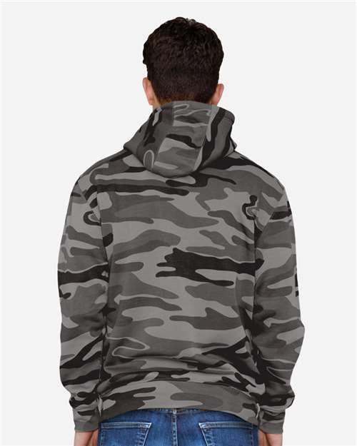 Lane Seven LS14001 Unisex Premium Hoodie Sweatshirt - Back view