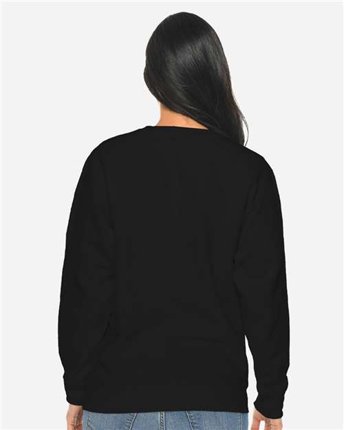 Lane Seven LS14004 Unisex Premium Crewneck Sweatshirt - Back view