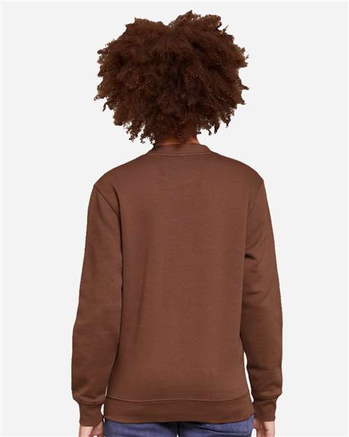 Lane Seven LS14004 Unisex Premium Crewneck Sweatshirt - Back view