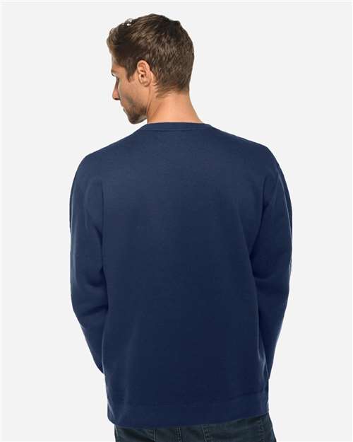 Lane Seven LS14004 Unisex Premium Crewneck Sweatshirt - Back view