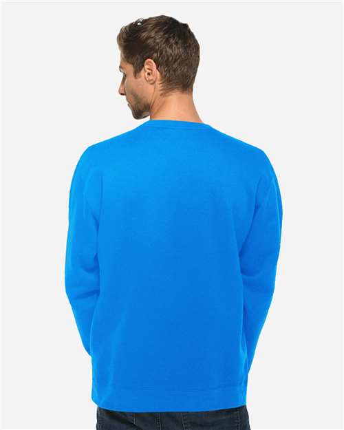Lane Seven LS14004 Unisex Premium Crewneck Sweatshirt - Back view