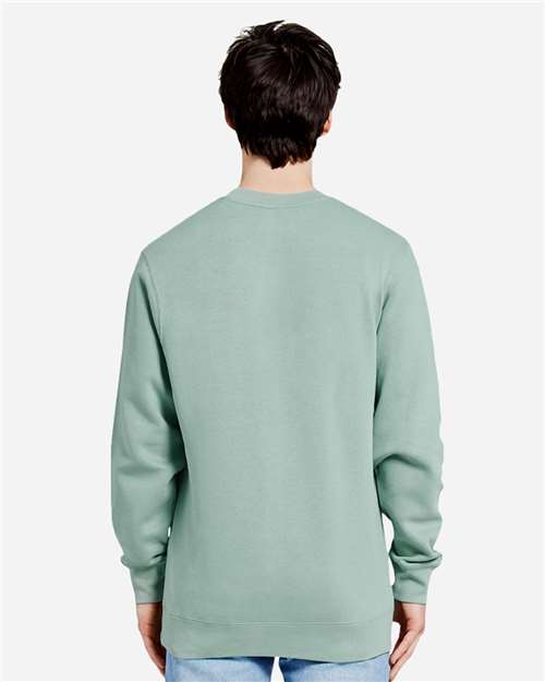 Lane Seven LS14004 Unisex Premium Crewneck Sweatshirt - Back view