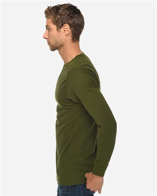 Lane Seven LS15009 Unisex Heavyweight Long Sleeve Tee - Side view