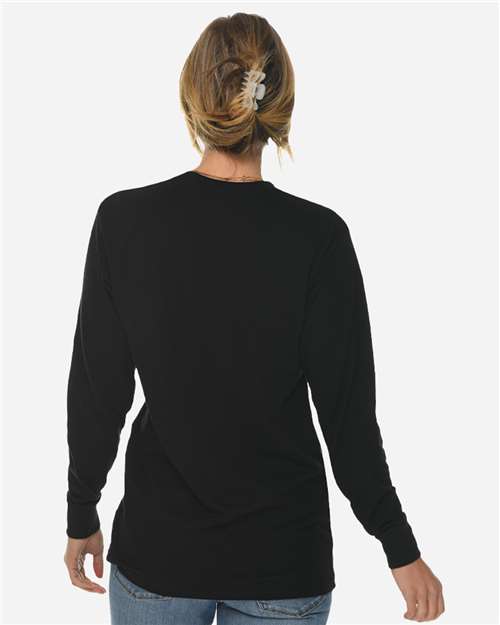 Lane Seven LS15009 Unisex Heavyweight Long Sleeve Tee - Back view