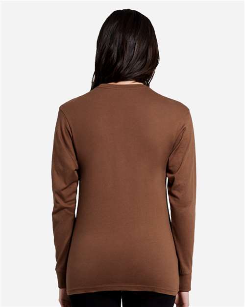 Lane Seven LS15009 Unisex Heavyweight Long Sleeve Tee - Back view
