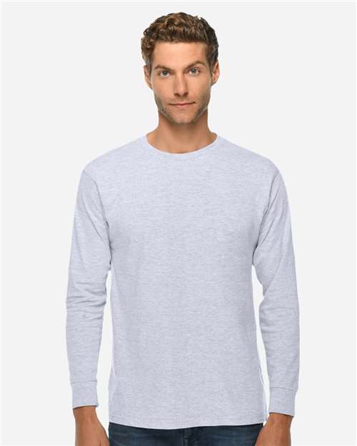 Lane Seven LS15009 Unisex Heavyweight Long Sleeve Tee - Front view