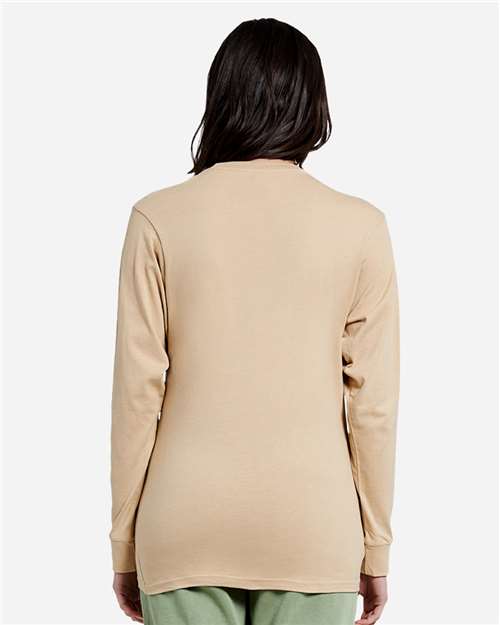Lane Seven LS15009 Unisex Heavyweight Long Sleeve Tee - Back view