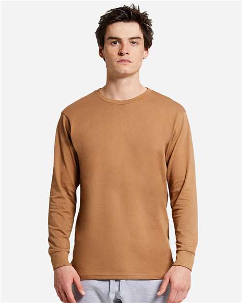 Lane Seven LS15009 Unisex Heavyweight Long Sleeve Tee - Front view